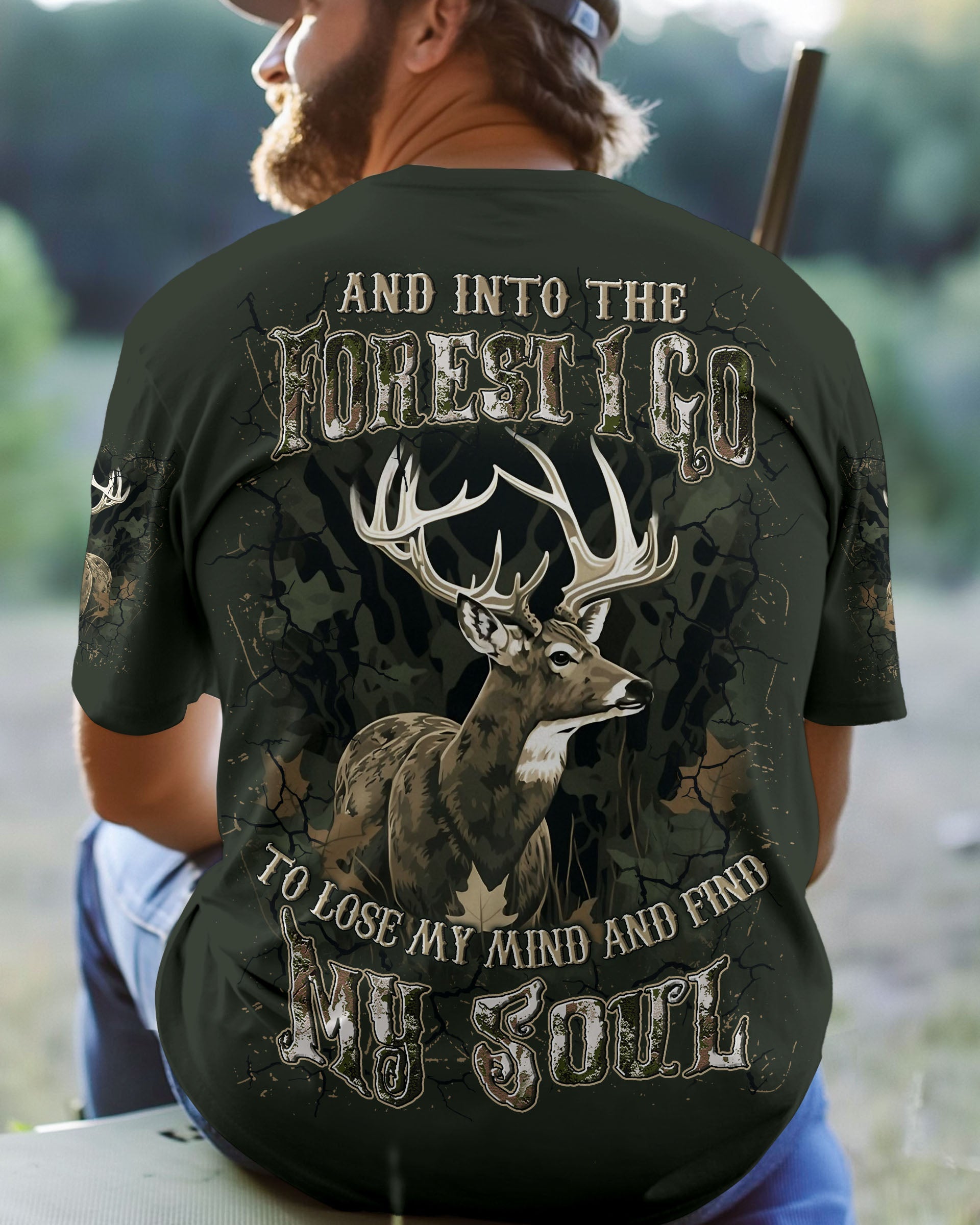 AND INTO THE FOREST I GO DEER ALL OVER PRINT - YHLN2509254