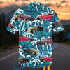 Bluejose Personalized Plymouth Prowler Car Retro Open Wheel Roadster Tropical Teal Hawaiian Shirt