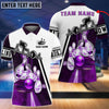 BlueJose Personalized Name Light Bowling Player Multicolor 3D Shirt