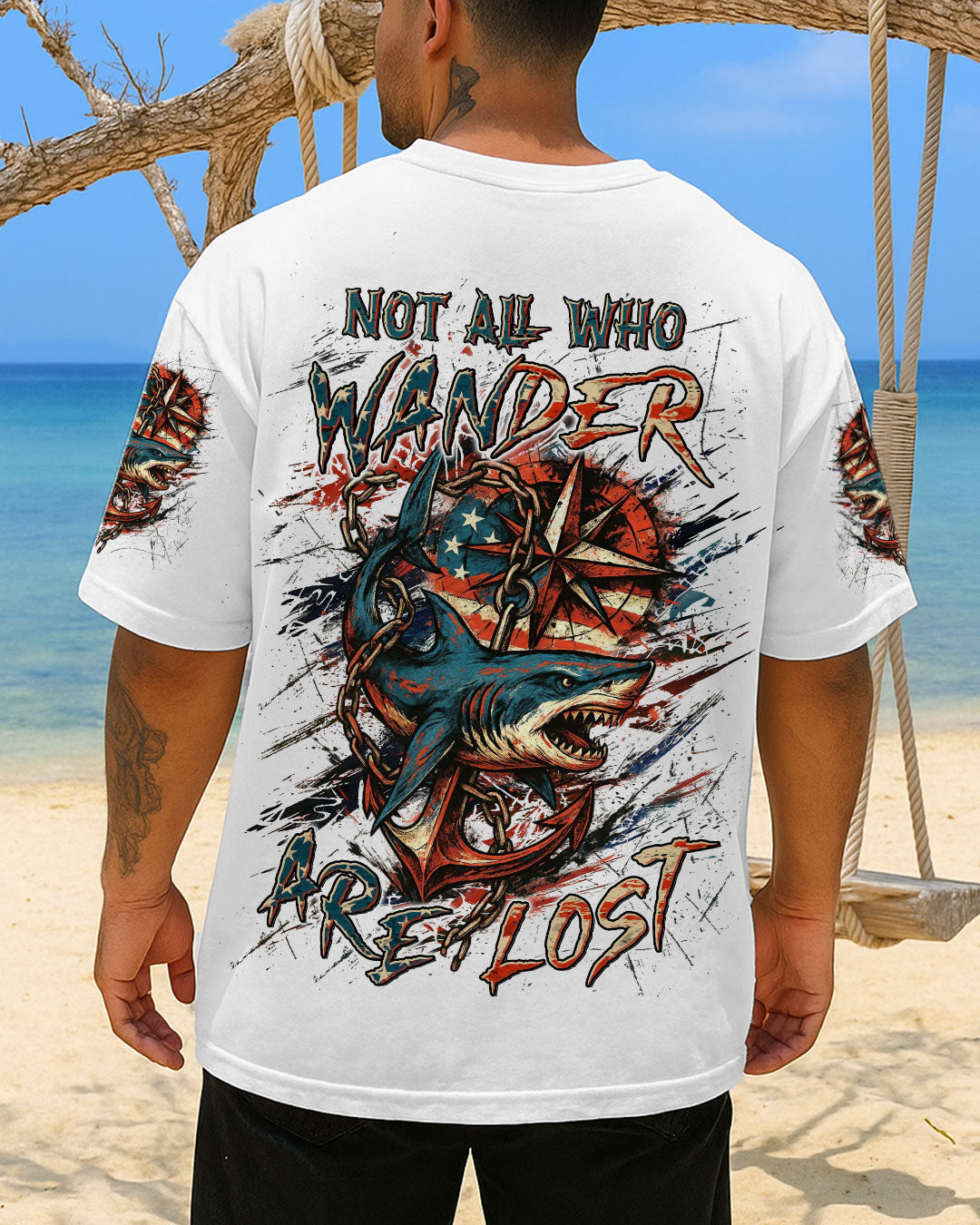 NOT ALL WHO WANDER ARE LOST ALL OVER PRINT - YHLN2107253
