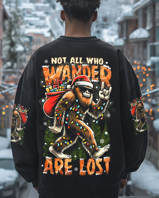 NOT ALL WHO WANDER ARE LOST BIGFOOT CHRISTMAS ALL OVER PRINT - TYTM2110241