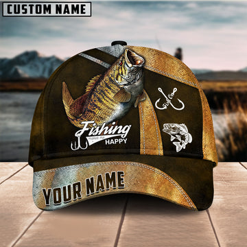 BlueJose Personalized Smallmouth Bass Fishing Classic Cap