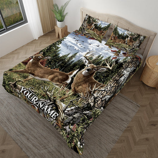Bluejose Love Deer Hunting Bedding Set