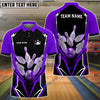 BlueJose Bowling And Pins Mech Warrior Customized Name, Team Name 3D Shirt (5 Colors)