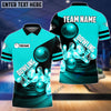BlueJose Bowling and Pins Colorful Personalized Name Team Name 3D Shirt (4 Colors), Personalized Shirts For Bowling Players