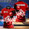 BlueJose Bowling and Pins Colorful Personalized Name Team Name 3D Shirt (4 Colors)