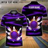 BlueJose Bowling And Pins Power Customized Name, Team Name 3D Shirt (5 Colors)