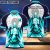 BlueJose Bowling And Pins Wing Pattern Customized Name, Team Name 3D Shirt (4 Colors)