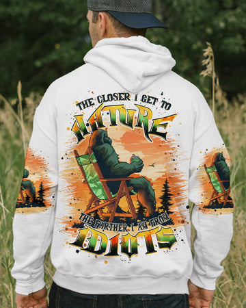THE CLOSER I GET TO NATURE BIGFOOT ALL OVER PRINT - TLPQ0111241