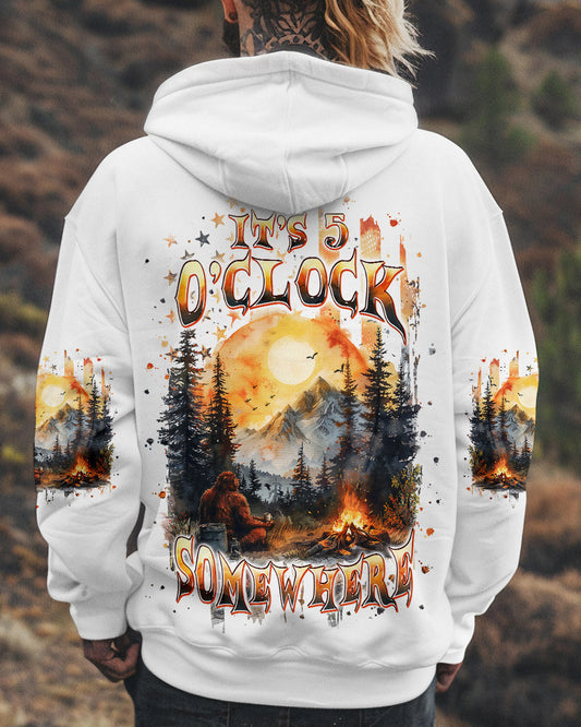 IT'S 5 O'CLOCK SOMEWHERE BIGFOOT ALL OVER PRINT - TLPQ0410241