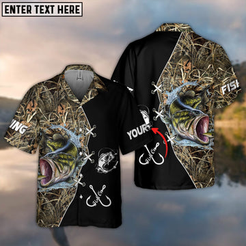BlueJose Fishing Color 11 Personalized All Over Print 3D Hawaiian Shirt