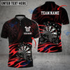 BlueJose Darts & Skull Pattern Personalized Name, Team Name Shirt (4 Colors)