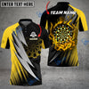 BlueJose Darts Thunder Fang Flame Personalized Name, Team Name Shirt (4 Colors)