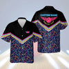BlueJose Bowling Pattern Personalized Name Hawaiian Shirt