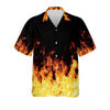 BlueJose Bowling Flame Personalized Name Hawaiian Shirt