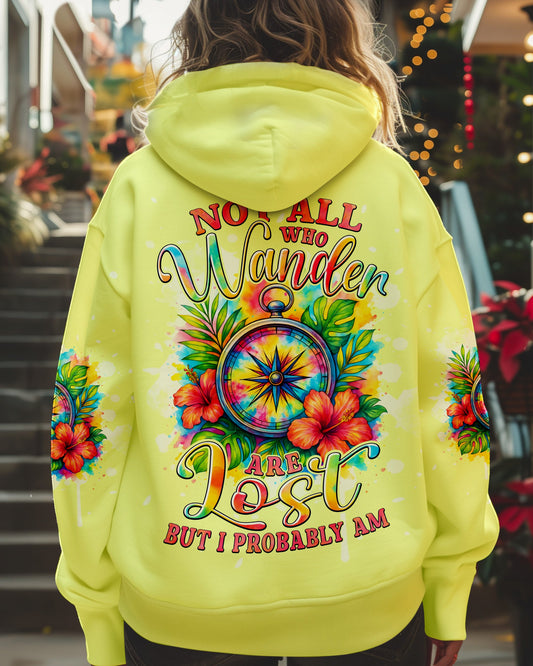 NOT ALL WHO WANDER ARE LOST COMPASS ALL OVER PRINT - TYPQ0707252