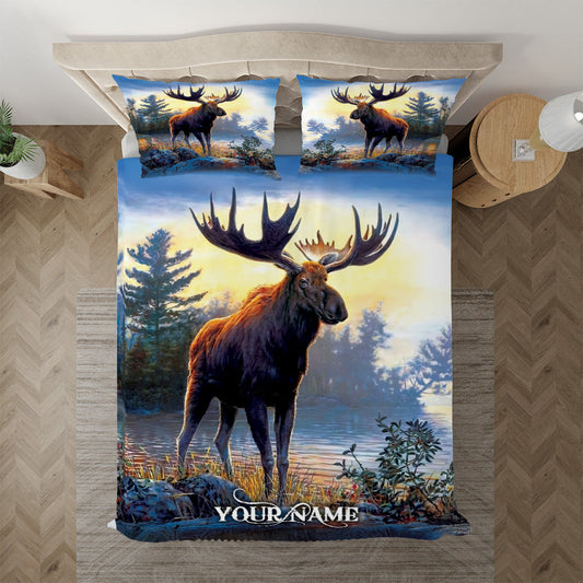 Bluejose Moose Hunting Bedding Set