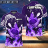 BlueJose Bowling And Pins Water and Fire Personalized Name Team Name 3D Shirt