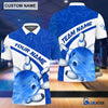 BlueJose Personalized Name and Team Name Happiness Bowling and Pins Multicolor 3D Shirt