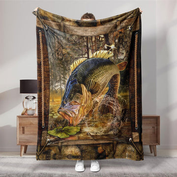 BlueJose Fish Lover Fishing Blanket