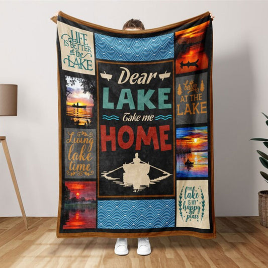 BlueJose Dear Lake Take Me Home Blanket
