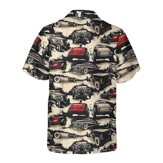 Bluejose Retro Hot Rod Hawaiian Shirt