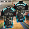 BlueJose Bowling And Pins Championship Ball Customized Name 3D Shirt (4 Colors)
