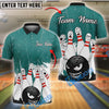 BlueJose Bowling And Pins Angry Ball vs Screaming Pins Customized Name 3D Shirt (4 Colors)