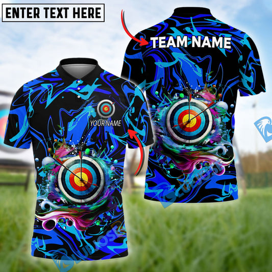 BlueJose Archery Funny Graffiti Customized Name 3D Shirt (4 Colors)