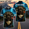 BlueJose Darts Pitbull Thunder Personalized Name, Team Name Shirt (4 Colors)