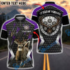 BlueJose Darts Hunter Deer Buck Personalized Name, Team Name Unisex Shirt (4 Colors)
