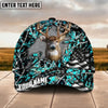 BlueJose Deer Breakthrough Camo Hunting US Flag Multicolor Options Personalized Name 3D Cap