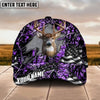 BlueJose Deer Breakthrough Camo Hunting US Flag Multicolor Options Personalized Name 3D Cap