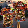 BlueJose Darts Graffiti Monkey Dartboard Street Art Multicolor Options Personalized Name Shirt (4 Colors)