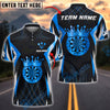 BlueJose Darts Royal Crown Target Pattern Customized Name, Team Name 3D Shirt (4 Colors)