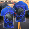 BlueJose Darts Fire Tiger Design Personalized Name, Team Name Shirt (4 Colors)
