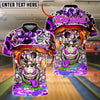 BlueJose Bowling And Pins Graffiti Monster Urban Style Customized Name, Team Name 3D Shirt (4 Colors)