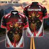 BlueJose Darts Bull King Crown Power Customized Name, Team Name 3D Shirt (4 Colors)