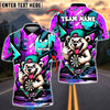 BlueJose Darts Dartboard Bear Street Style Customized Name, Team Name 3D Shirt (4 Colors)