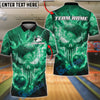 BlueJose Bowling And Pins Punisher Skull Phantom Strike Customized Name, Team Name 3D Shirt (4 Colors)