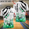 BlueJose Bowling And Pins Tiger Spirit Strike Customized Name, Team Name 3D Shirt (6 Colors)