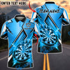 BlueJose Darts Lightning Strike Dartboard Luxury Sport Design Personalized Name, Team Name Unisex Shirt (6 Colors)