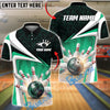 BlueJose Bowling And Pins Strike Ball Explosion Pins Dynamic Motion Graphic Customized Name, Team Name 3D Shirt (4 Colors)