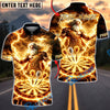 BlueJose Darts Thunder God Lightning Power Multicolor Options Personalized Name Shirt (6 Colors)