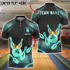 BlueJose Bowling And Pins Golden King Customized Name 3D Shirt (6 Colors)