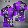 BlueJose Darts Flame Lion Personalized Name, Team Name Shirt (4 Colors)