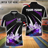 BlueJose Bowling And Pins Spike Customized Name, Team Name 3D Shirt (4 Colors)