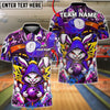 BlueJose Bowling & Pins Bunny Bowling Graffiti Hoodie Style Street Art Customized Name, Team Name 3D Shirt (4 Colors)