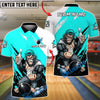 BlueJose Bowling & Pins Savage Gorilla Street Style Strike Customized Name, Team Name 3D Shirt (4 Colors)