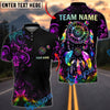 BlueJose Darts Colorful Dreamcatcher Neon Tribal Dartboard Target Personalized Name, Team Name Unisex Shirt (4 Colors)